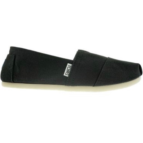 🆕 Tom’s Black Size 8 Classic Canvas Alpargatas - Picture 2 of 8